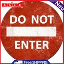 Do Not Enter Round Metal Plate Tin Sign Plate for Bar Pub Club Cafe Accessories