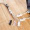 20pcs Car Wire USB Clip Cable Fixed Clamp Fastener Charger Line Retaining Clips