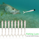 8pcs Soft Fish Fork Tail Fishing Lures Artificial 1.7g 8cm Bionic Baits (A)