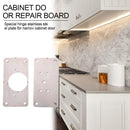 Hinge Repair Plate with Mounting Screws for Cabinet Drawer Window Repair