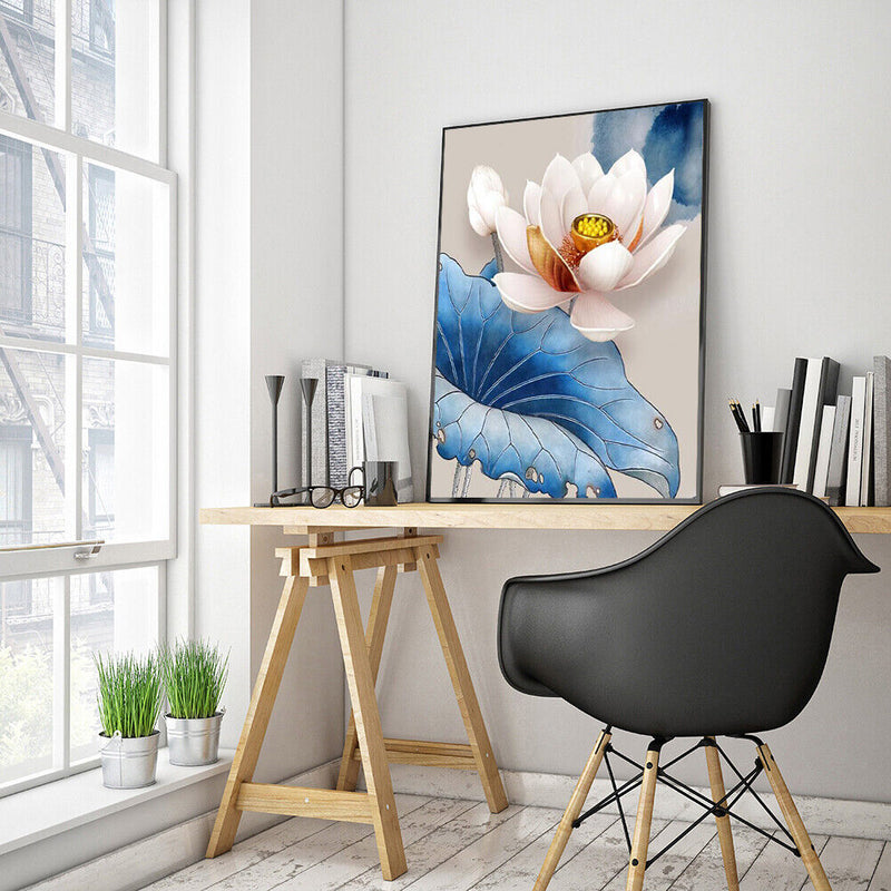 Lotus 40x50cm Oil Paint By Numbers Picture DIY Painting SXD202106032