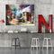 Frameless Oil Paint By Numbers DIY Lake Scenery Picture Craft Kit for Bedroom