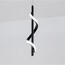 Modern Chandelier Lamp Nordic Bedside LED Indoor Hanging Lighting (White) Newly