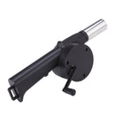 Metal Hand Crank Air Fan for Grill Picnic Camping Fire Starter Accessories