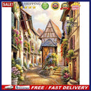 Diamond Painting 5D Full Round Drill Mosaic DIY House Street Kit Wall Decorat