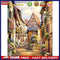 Diamond Painting 5D Full Round Drill Mosaic DIY House Street Kit Wall Decorat