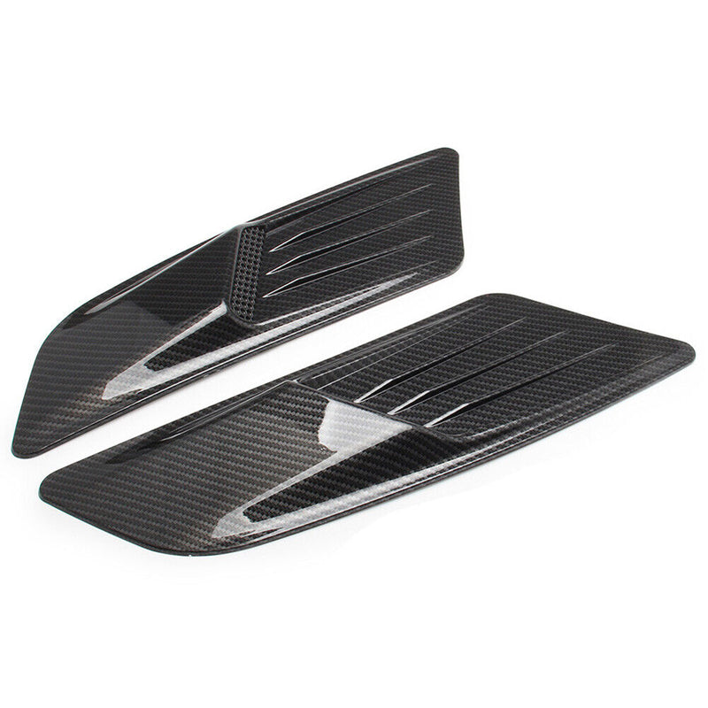 Hood Air Intake Scoop Vent Trim for Ford Mustang 15-17 (Carbon Fiber Look) Newly