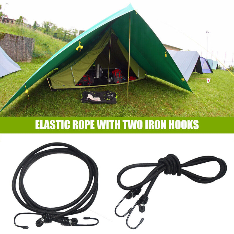 1.2m Outdoor Camping Hiking Bungee Rope Elastic Luggage Tent Kayak Boat Cord