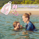 Anti-noise Waterproof Swimming Protective Earplugs + Nose Clip Kits (Pink) Newly