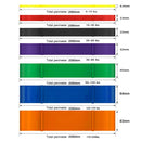 Elastic Resistance Band Exercise Gym Fitness Strength Belt (Purple 32mm) Newly