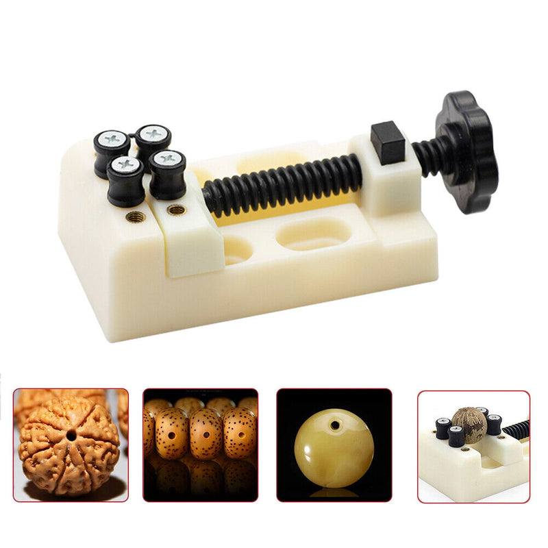 Walnut Watch Carve Bench Clamp Parallel Sculpture Craft Fix Plier (White)
