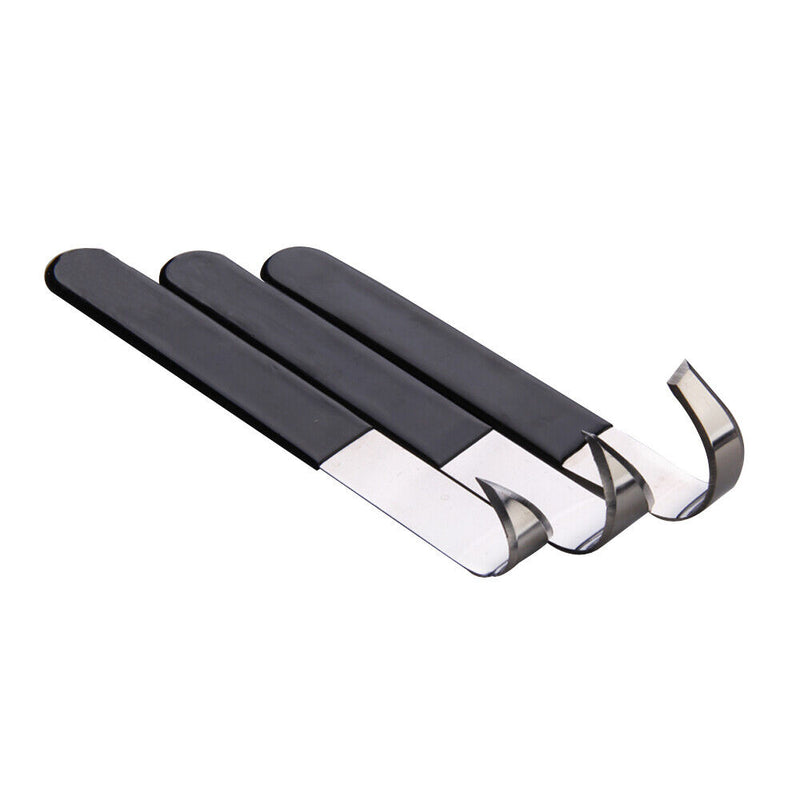 8PCS Stainless Steel Ceramic Clay Sculpture Wax/Rubber Handle DIY Ceramic Carving