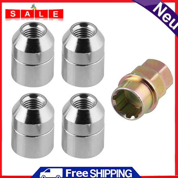 akaddy M12x1.5 wheel locking nuts 4 anti-theft protection nuts + 1 key