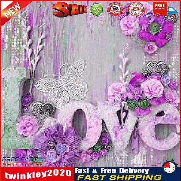 5D DIY Full Drill Diamond Painting Cross Stitch Mosaic Craft Kits (Love03) Newly