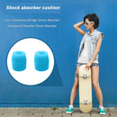 4pcs Longboard Skateboard Dancing Wheels Axle Bushings Shockproof PU Cushion