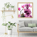 Full Embroidery Stamped Buddha Statue 11CT Eco-Cotton Thread Cross Stitch Kit