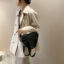 Fashion Women Messenger Bag Love Shaped PU Handbag Street Travel Shoulder Packs