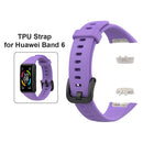 Strap Replacement for HUAWEI Band 6 TPU Wristband for HONOR Band 6 (Purple)