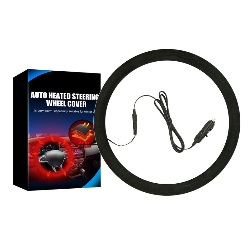 Heated Steering Wheel Cover - Quick Heating Electrical Auto Steering Wheel