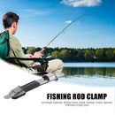 Fishing Rod Clamp Fish Reel Pole Stand Stainless Steel Fishing Wheel Seat Holder
