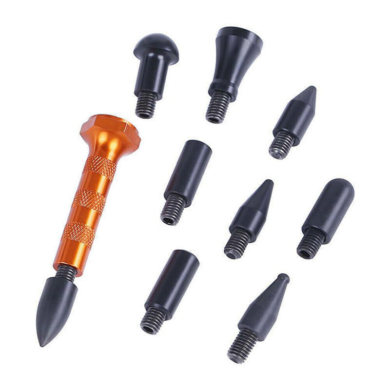 9pcs Paintless Knock Down Pen Car Dent Repair Tools Auto Maintenance Parts Kit