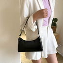 Women Retro Leather Handbag Pure Color Purse Lady Travel Shoulder Shopping Bag