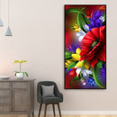 5D DIY Diamond Painting Poppy Flower Kits Full Square Drill Wall Decor Craf