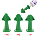Caulking Construction Silicone Remover Caulk Finisher Grout Scraper (Green)