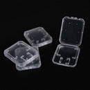 Standard Holder SD/TF SDHC Card Transparent Memory Card Case Storage Box