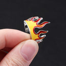 Birthday Gifts Fashion Accessories Rock Punk Biker Gothic Flame Opening Rings