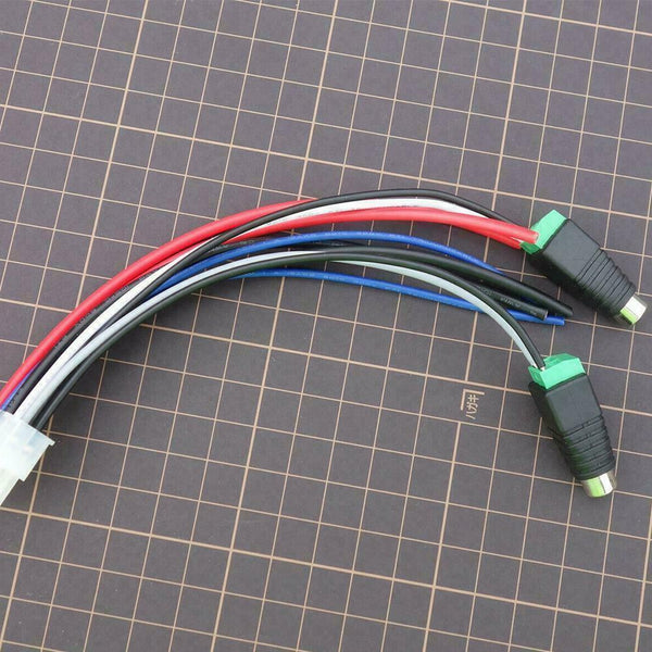 1pc Power Input Speaker Wire Harness 10 Pin Plug RCA For Dual TBX10A G8K0