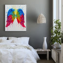 40x50cm Oil Paint By Numbers Rainbow Angel Wings Frameless Picture Home Decor