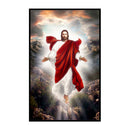 11CT Full Cross Stitch Nativity Stamped DIY Cotton Thread Needlework Printed Art
