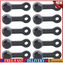 10pcs RISK Bicycle Bleed Nipple Screw Cap Oil Disc Brake Dust Cover (Black)