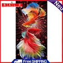 11CT Full Cross Stitch Pair of Koi Counted DIY Needlework Animal Wall Art Crafts