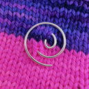 Circular Spiral Cable Needle Knitting Needle Stitch Holder for Shawl Weavin