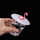 Reusable Silicone Cup Cover Heat Resistant Sealed Leakproof Cups Lid (A)