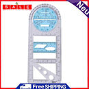 Mathematical Stereo Geometry Template Geometric Drawing Ruler for School Office