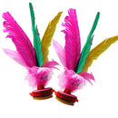 Fitness Entertainment Fancy Foot Kick China Jianzi Colorful Feather Shuttle