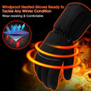 Winter Heated Gloves Waterproof Electric Thermal Glove Non-slip  Breathable