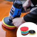 8pcs Car Polishing Disc Waxing Sponge Car Polisher Drill Adapter (7 inch)