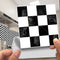 10pcs 10cm Retro Pattern Floor Tiles Wall Stickers Bathroom Kitchen Decals Decor