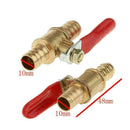 Full Port Inline Brass Water Air Gas Fuel Line Shut-off Ball Valve Q2Y2 W6E6
