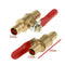 Full Port Inline Brass Water Air Gas Fuel Line Shut-off Ball Valve Q2Y2 W6E6