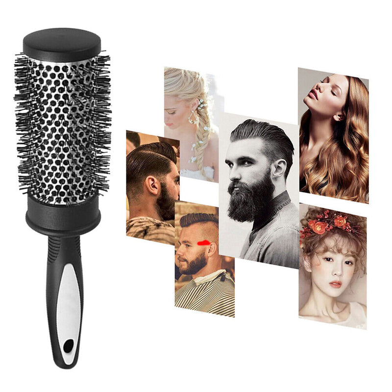 Cylinder Curly Hair Rolling Nylon Comb Hair Styling Round Brush Hair Salon To