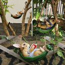 Tree Pendant Swing Rabbit Rabbit Statue Household Ornament Garden Decoration