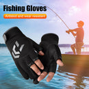 3-Finger Cut Unisex Arrow Fishing Gloves Non-Slip Angling Gloves (Gray) Newly