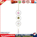 Crystal Wind Chime Star Moon Pendant Colorful Beads Hanging Drop Decor (B) Newly