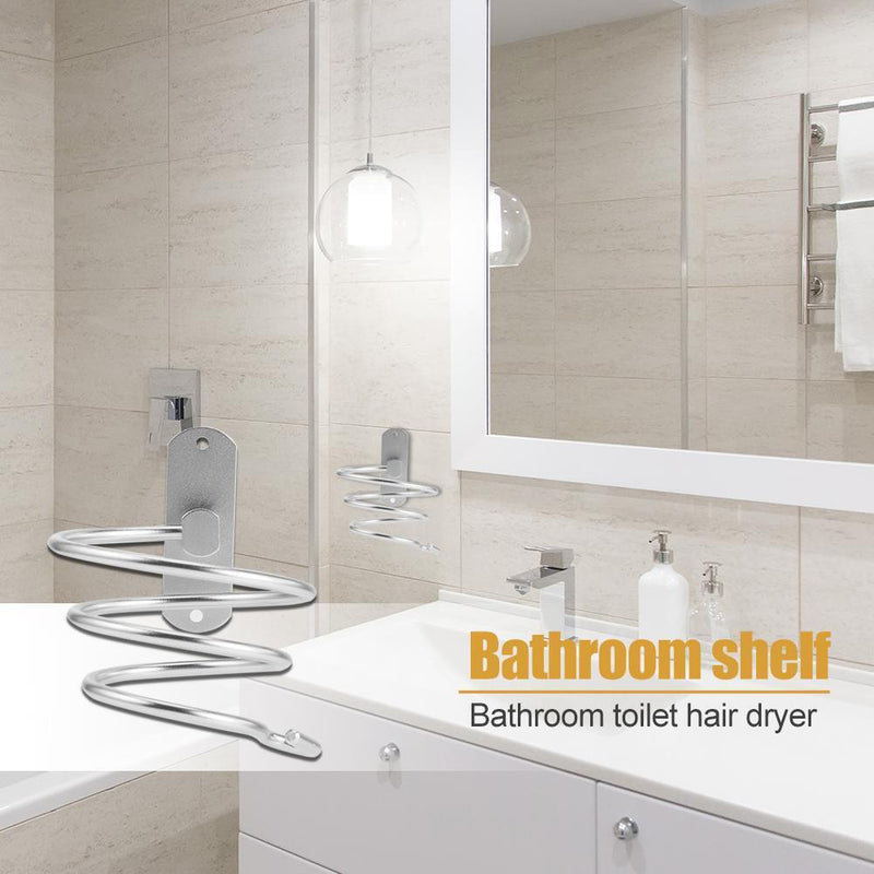 Blowers Hair Dryer Holder Hairdressing Bracket Wall Hanging Bathroom Accessories