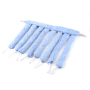 Heatless Spiral Curlers Sleeping Headband Hair Curler Hair Styling (Blue) Newly
